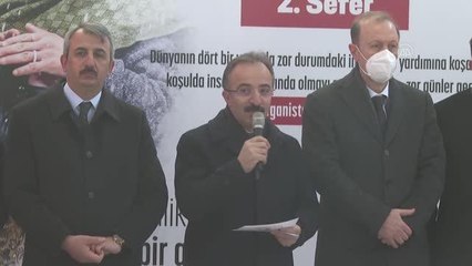 Afganistan'a yardım malzemesi taşıyan "İyilik Treni"nin ikincisi törenle uğurlandı (2)