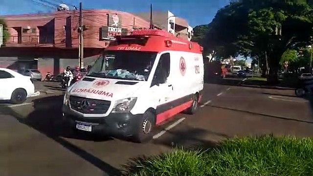Umuarama: Idoso fica ferido após ser atropelado por motocicleta na Av. Londrina