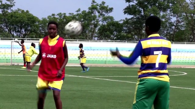 She aims, she scores! Rwandan soccer coach promotes women's soccer