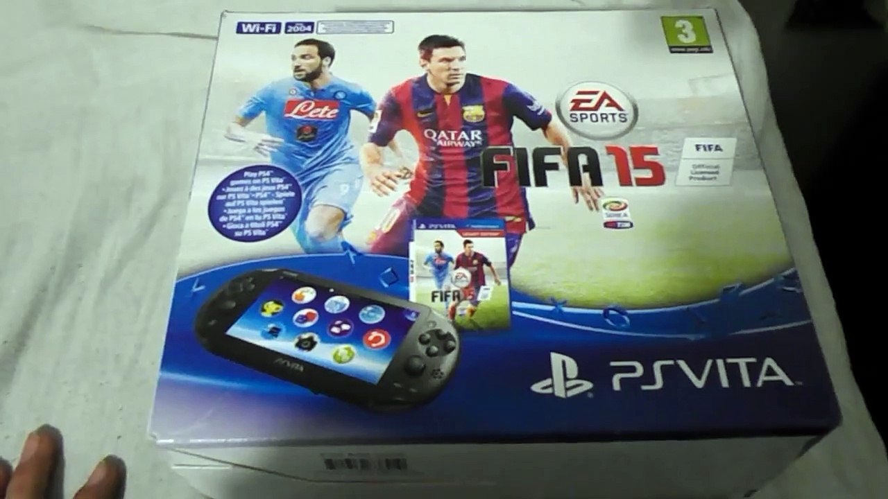 PSVITA PCH-2004 unboxing +  FIFA 2015