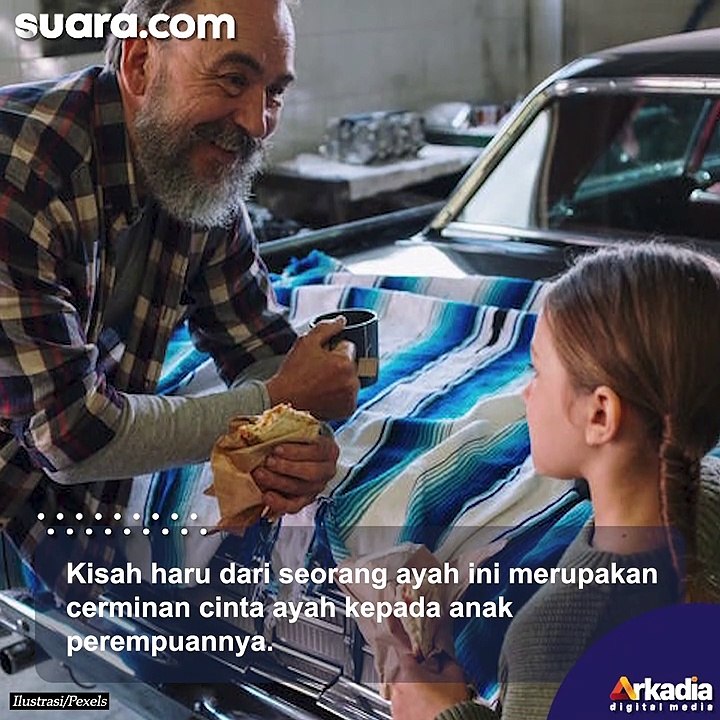 Kisah Haru Ayah Rela Kepanasan di Pinggir Jalan Tunggu Putrinya Interview, 'Menangis Banget ya Allah'