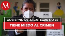 El gobernador de Zacatecas habló de la inseguridad que se vive en el estado
