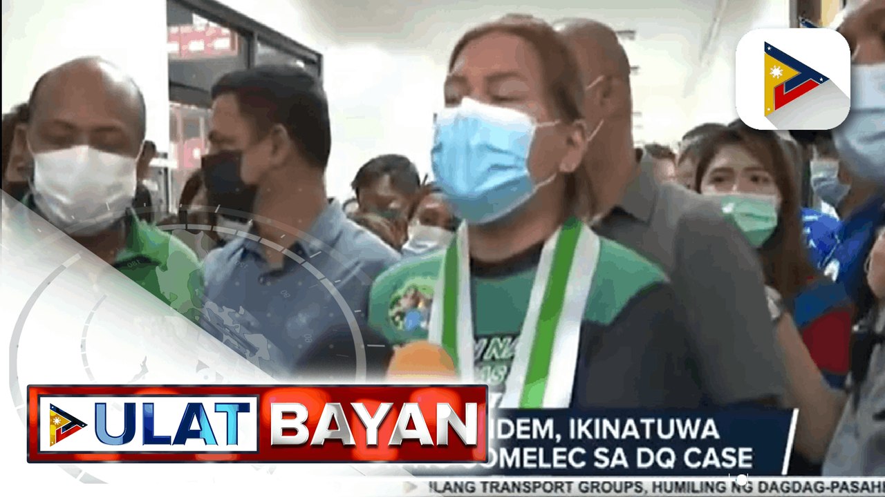 Marcos-Sara tandem, ikinatuwa ang desisyon ng COMELEC sa DQ case