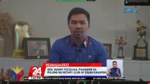 Sen. Manny Pacquiao, panauhin sa pulong ng Rotary Club of Vigan kahapon | 24 Oras