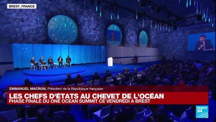 One Ocean Summit : les chefs d'États au chevet de l'océan