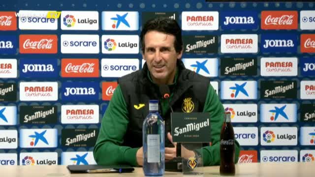Emery: Somos ambiciosos, queremos ver como rendimos ante un rival como el Real Madrid
