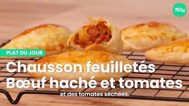 Feuilletés au boeuf et tomates