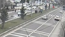 Son dakika haberi! Kütahya'da 2 ayrı trafik kazası kameralara böyle yansıdı
