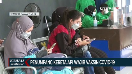 Calon Penumpang Kereta Api Wajib Vaksin Covid-19