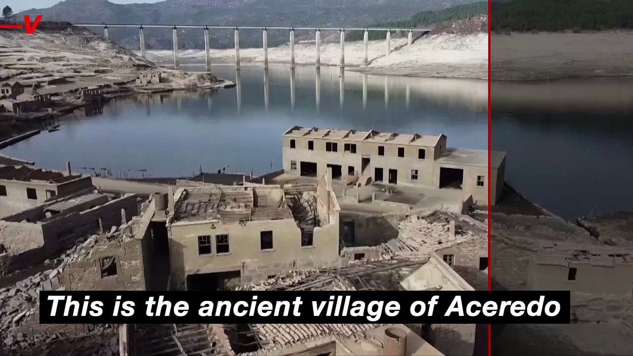 Ancient, Submerged Spanish Village Resurfaces From River After Years of Drought
