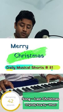 Last Christmas (Cover) | Merry Christmas| (Daily Musical Shorts #81) | Acorn Wolve | #Shorts