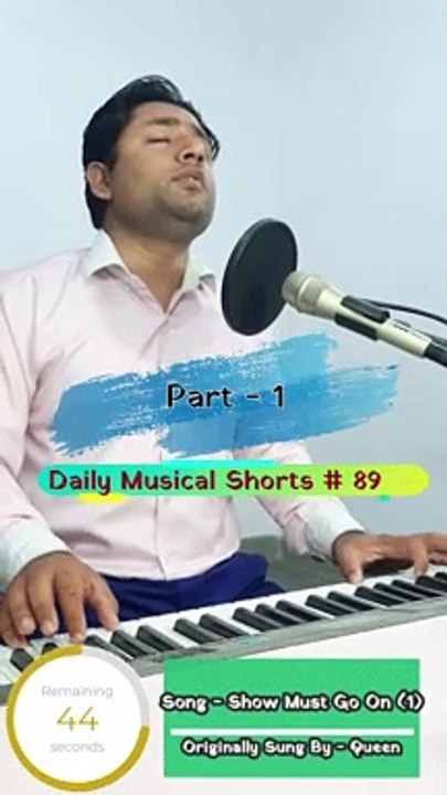 Show Must Go On [Part -1] (Cover) | (Daily Musical Shorts #89) | Acorn Wolve | #Shorts