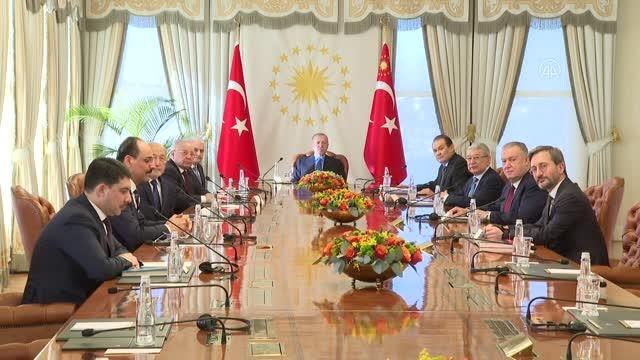 Cumhurbaşkanı Erdoğan, Türk Devletleri Teşkilatı Aksakallar Konseyi heyetini kabul etti