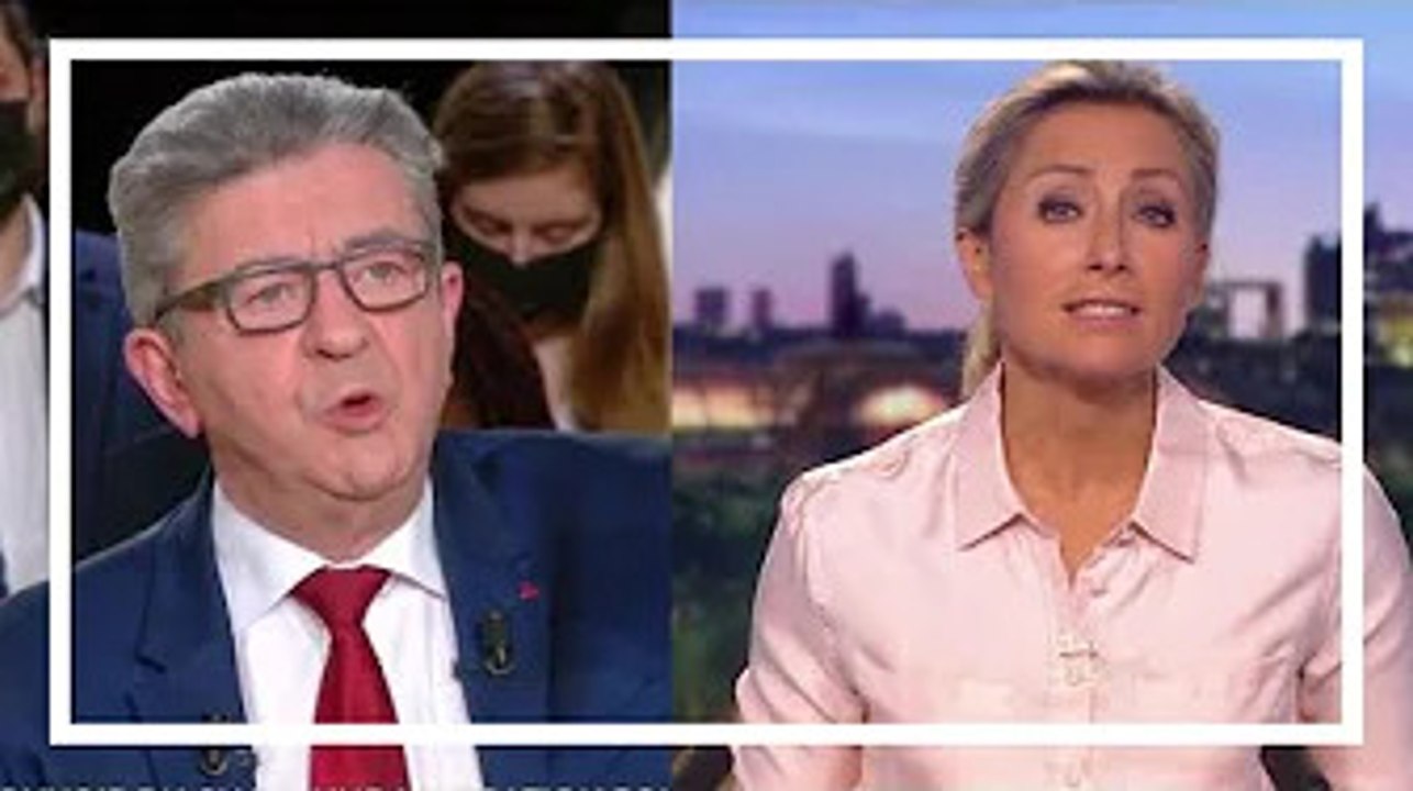 "Faites votre boulot je fais le mien" Anne-Sophie Lapix dézinguée par  Mélenchon en plein direct