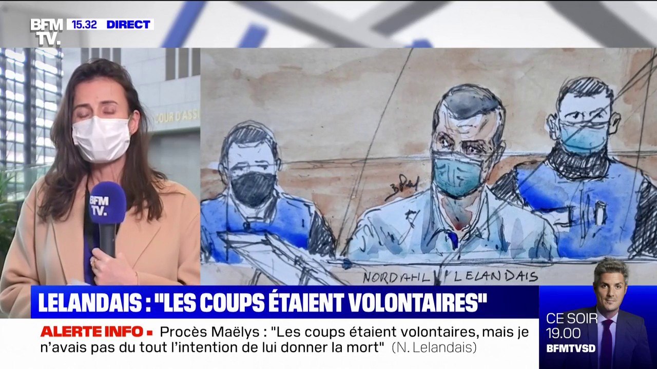 Affaire Maëlys: Nordahl Lelandais maintient qu'il n'avait "pas du tout l'intention de lui donner la mort" mais que "les coups étaient volontaires"