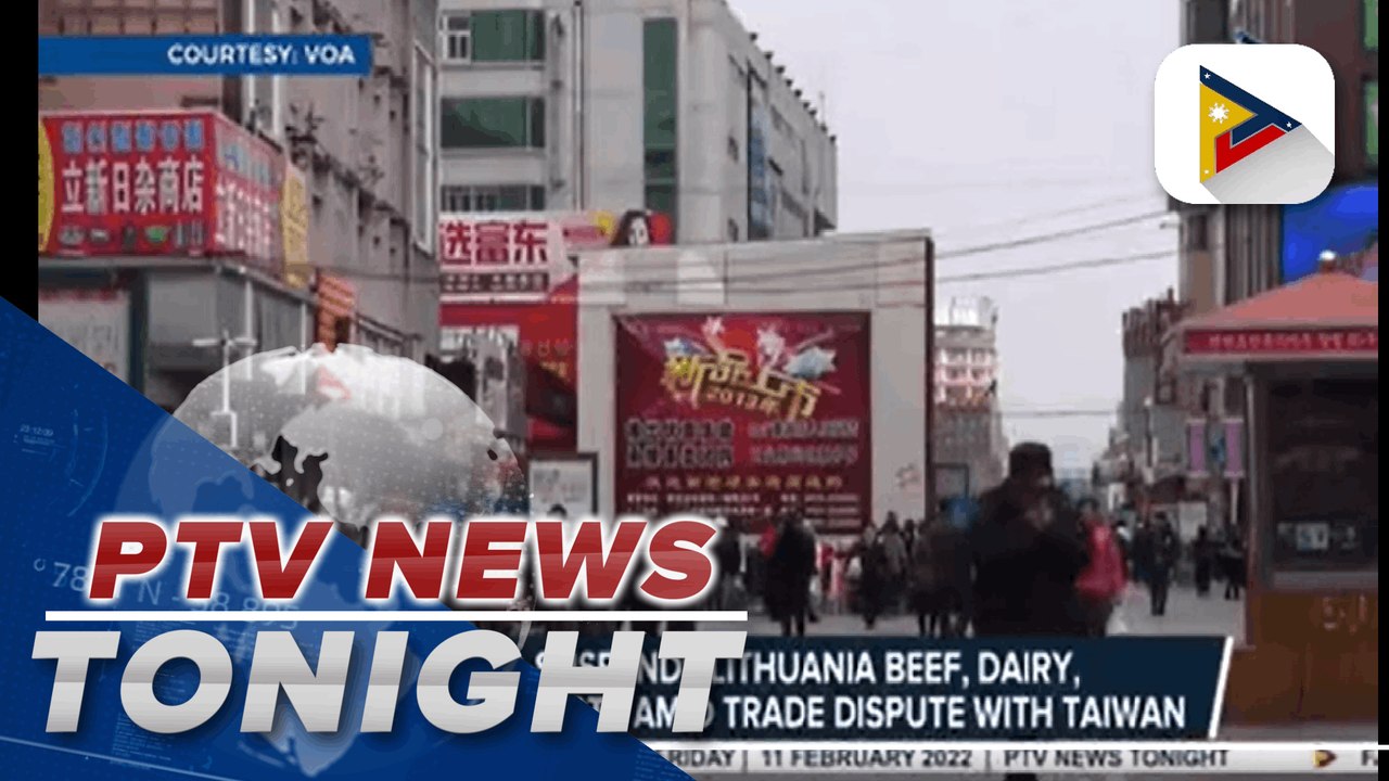 China suspends Lithuania beef, dairy, and beer imports amid trade dispute with Taiwan