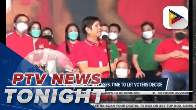 BBM after dismissal of DQ cases: Time to let voters decide; DQ petitioners to file motion for reconsideration | via Karen Villanda