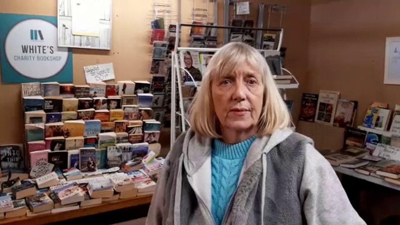 Charity champ Lilian Griffiths at Jacky White's