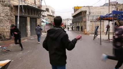 Batı Şeria'da Yahudi yerleşim birimlerine karşı gösteri