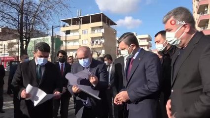 Vali Şahin genişletilecek Atatürk Parkı'nda incelemelerde bulundu