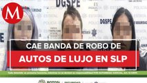 Cae banda dedicada al robo de autos de lujo en San Luis Potosí
