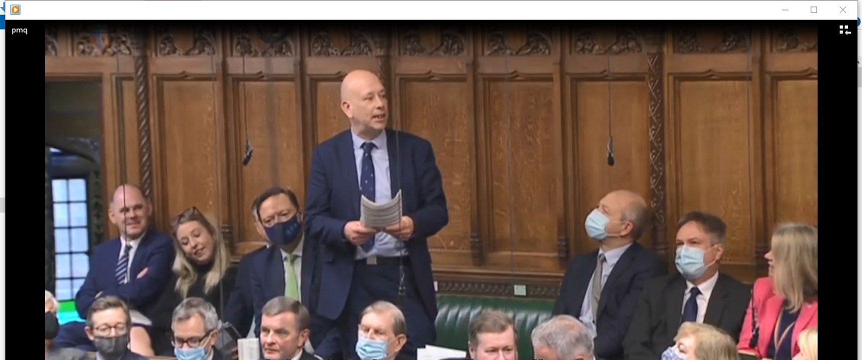 Mark Eastwood speaks at Prime Minister's Questions