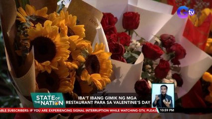 Iba't ibang gimik ng mga restaurant para sa Valentine's Day | SONA