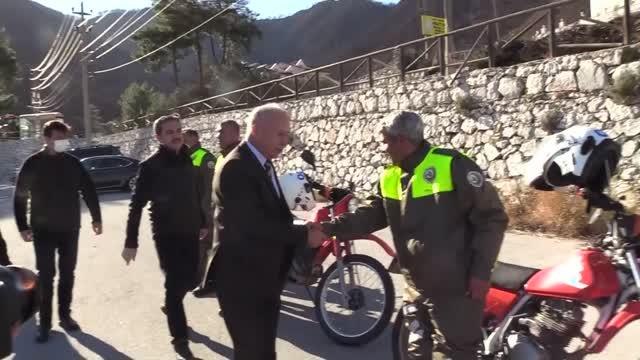 Ormanlarda görevli motorize sincap ekiplerine ileri sürüş eğitimi veriliyor