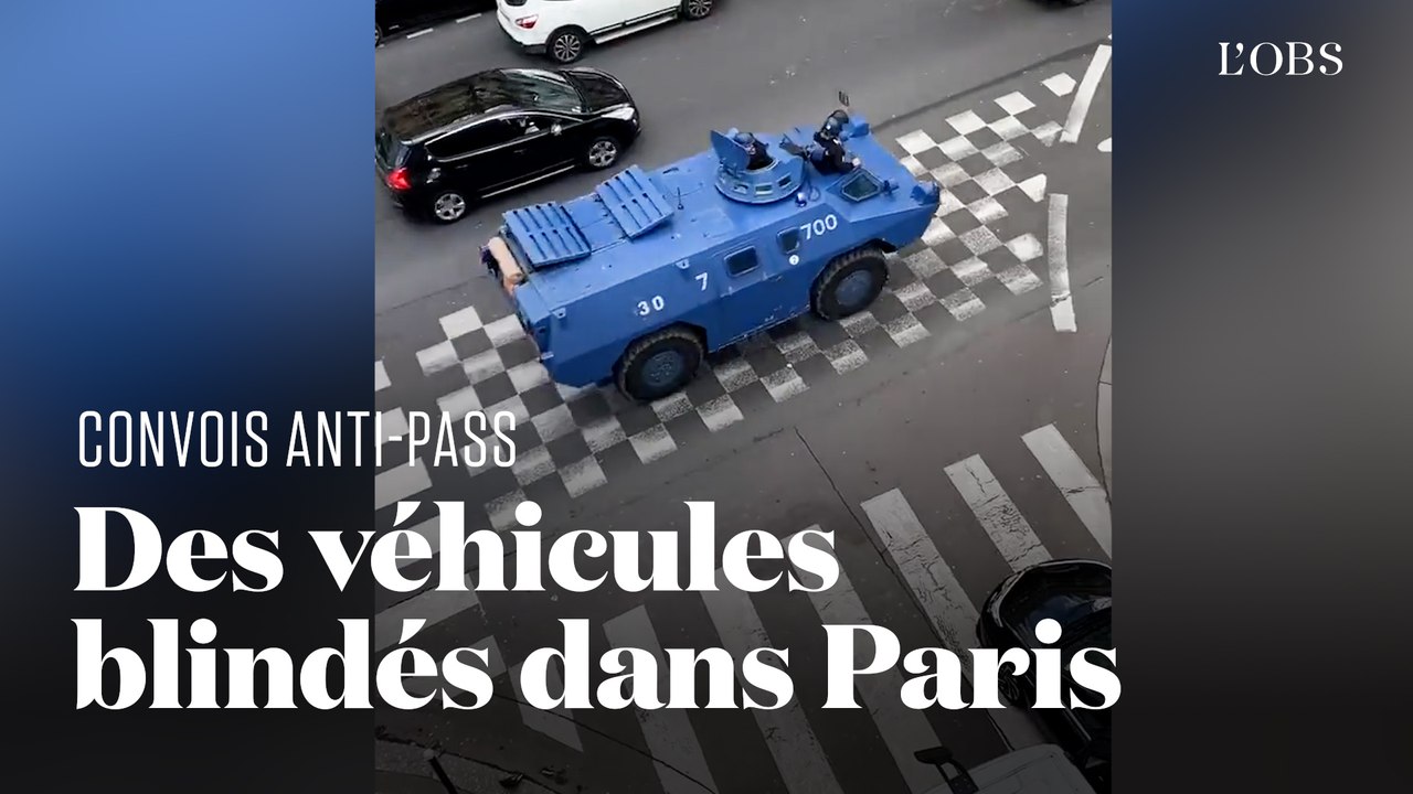 "Convois de la liberté" : des véhicules blindés de la gendarmerie se déploient à Paris
