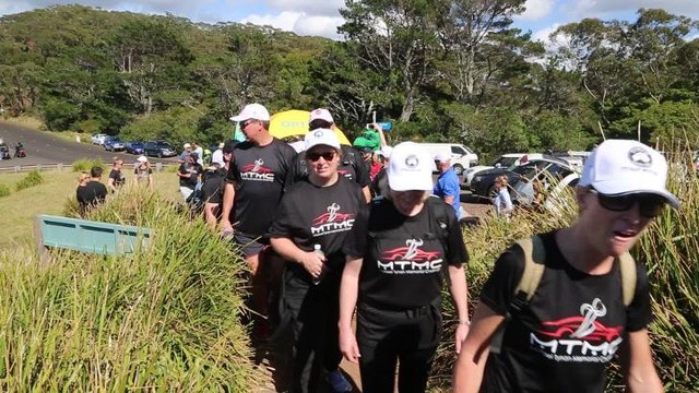 ILLAWARRA MERCURY Start of the Michael Tynan Challenge 26km Coast Track Walk. Video: Greg Ellis.
