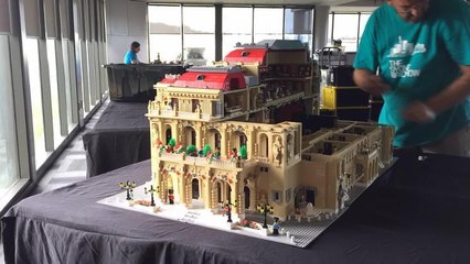 ILLAWARRA MERCURY Set up for the ILLAWARRA ANNUAL LEGO BRICK SPECTACULAR; Video: Adam McLean.