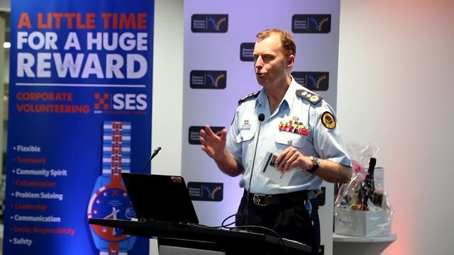 ILLAWARRA MERCURY speeches inside the new SES State Headquarters in Wollongong. Video: Greg Ellis.