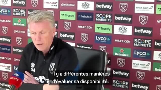 West Ham - Moyes : Zouma est disponible pour jouer contre Leicester