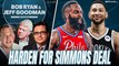 Who Won the James Harden-Ben Simmons Trade? | Bob Ryan & Jeff Goodman Podcast