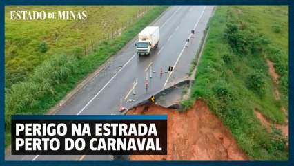 Perigo nas estradas no caminho para o litoral