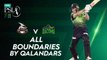 All Boundaries By Qalandars | Lahore Qalandars vs Multan Sultans | Match 17 | HBL PSL 7 | ML2G