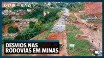 Desvios nas BRs que cortam Minas Gerais