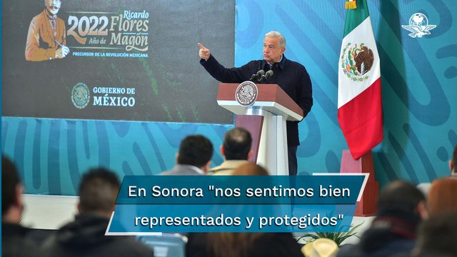 Alfonso Durazo nos aligera la carga y la responsabilidad en Sonora: AMLO