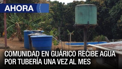 Comunidad en #Guárico recibe agua por tubería una vez al mes – #11Feb - Ahora