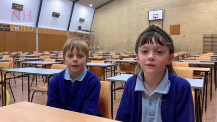 Students have just finished their opportunity class placement test