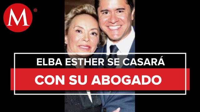 Elba Esther Gordillo se casa con su abogado en Oaxaca