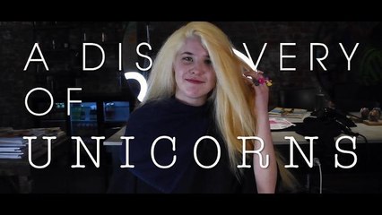 Watch as Abi's hair transforms into a Unicorn Mane
