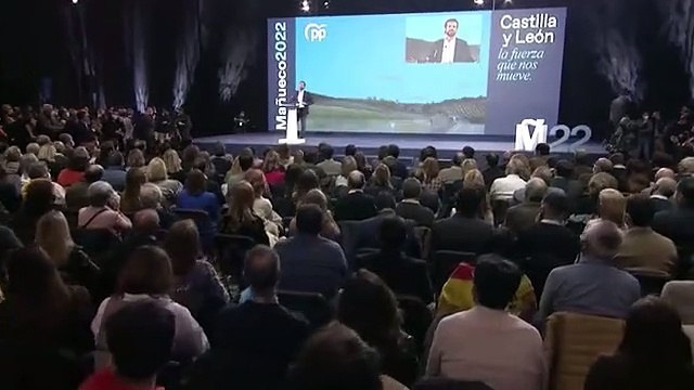 Casado, en el cierre de campaña del PP en Castilla y León: El PP, o el caos
