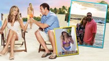 Jennifer Aniston looks so happy with Adam Sandler in a sunny place