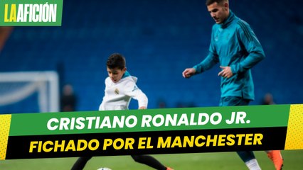 ¡Refuerzo de lujo! Manchester United fichó al hijo mayor de Cristiano Ronaldo