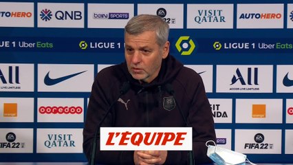 Genesio : « C'est vraiment rageant » - Foot - L1 - Rennes