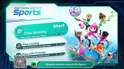 Nintendo anuncia volta do Wii Sports