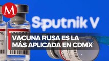 Sputnik-V es la vacuna contra covid-19 que más se ha aplicado en CdMx: autoridades