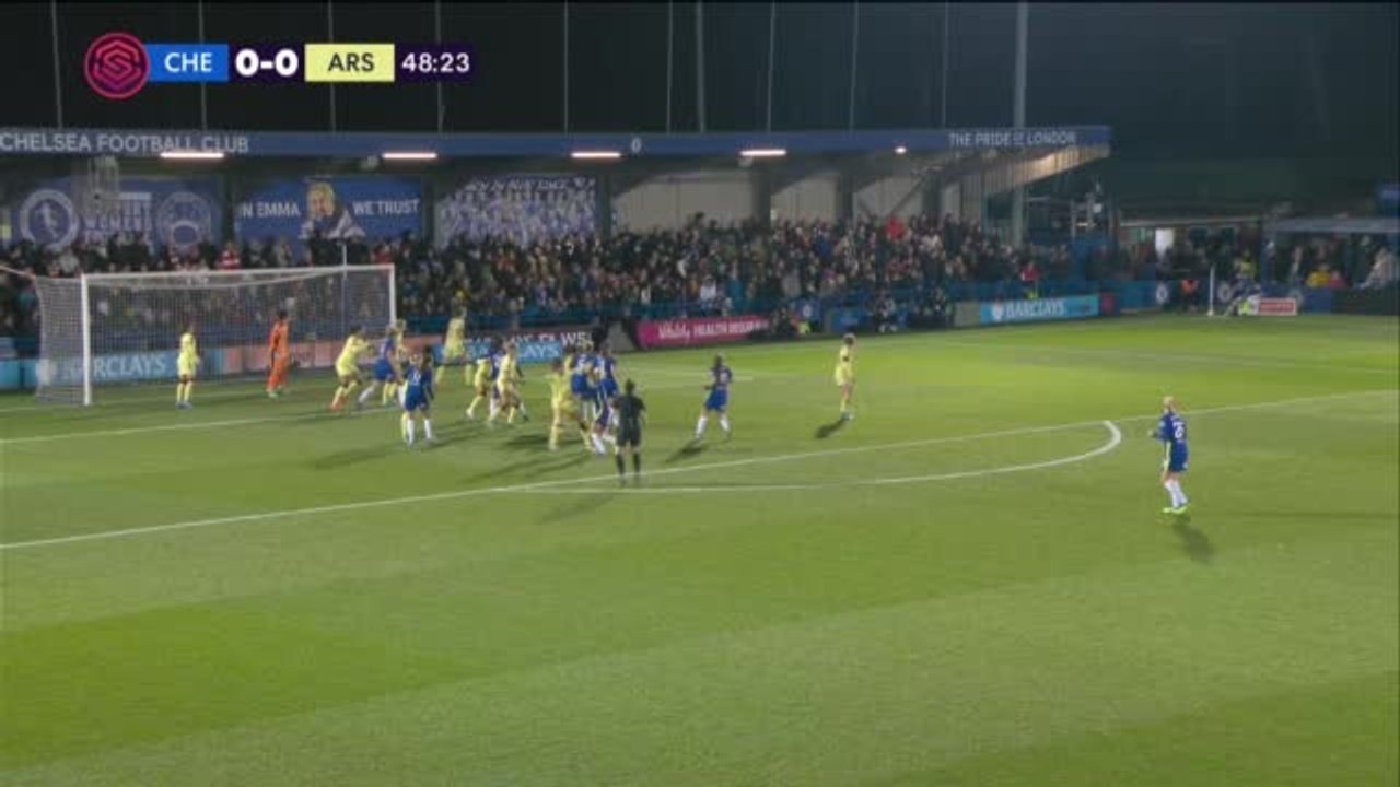 Points shared in Chelsea and Arsenal's unofficial WSL title decider