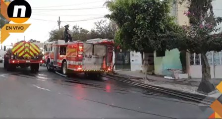 Provocan incendio en domicilio de Lomas de Casa Blanca